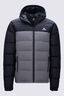 Macpac Men's Halo Hooded Down Jacket ♺, Black/Smoked Pearl, hi-res