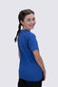 Macpac Kids' Cass Short Sleeve T-Shirt, Dazzling Blue Marle, hi-res