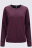 Macpac Women's 280 Merino Blend Long Sleeve Crew, Fig Marle, hi-res