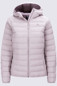 Macpac Women's Uber Light Hooded Down Jacket ♺, Raindrops, hi-res