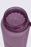Macpac Soft Touch Water Bottle &mdash; 1L, Retro Logo Grape, hi-res