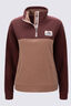 Macpac Women&rsquo;s Heritage Fleece Pullover, Andorra/Mocha Mousse/Moonbeam, hi-res