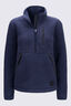 Macpac Women's Terra High Pile Pullover, Baritone Blue, hi-res