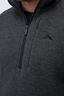 Macpac Men&rsquo;s Seaforth 1/4 Zip, Charcoal Marle, hi-res