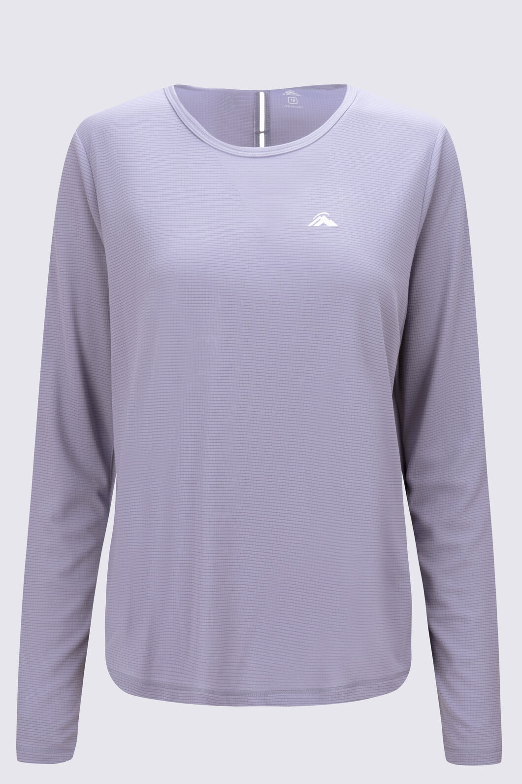 Macpac Women's Trail Long Sleeve T-Shirt, Silver Bullet, hi-res