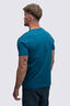 Macpac Men's Taylor Range Fairtrade Organic Cotton Short Sleeve T-Shirt, Moroccan Blue, hi-res
