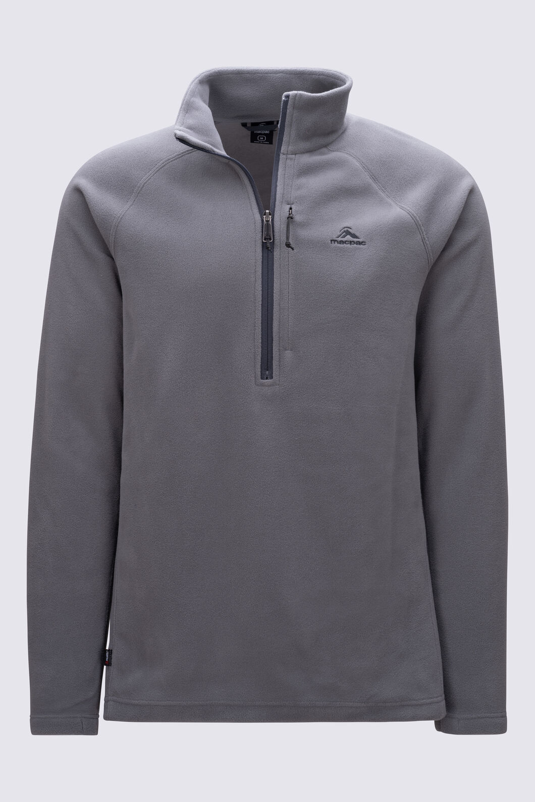 Macpac Men's Tui Fleece Pullover, Smoked Pearl/Asphalt, hi-res