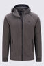 Macpac Mens Mountain Hooded Fleece Jacket, Beluga, hi-res