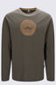 Macpac Men's Sawcut Fairtrade Organic Cotton Long Sleeve T-Shirt, Grape Leaf, hi-res