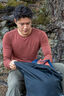 Macpac Men's 220 Merino Long Sleeve Top, Brandy, hi-res