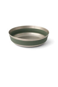 Sea to Summit Detour Stainless Steel Collapsible Bowl &mdash; L, Laurel Wreath, hi-res