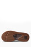 REEF&reg; Fanning Leather Men's Thongs, Dark Brown, hi-res