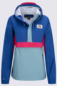Macpac Women's Heritage Waterproof Anorak, Quartz/Dusty Turquoise, hi-res