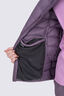 Macpac Kids' Uber Light Hooded Down Jacket, Asphalt/Arctic Dusk, hi-res