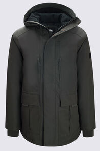 Macpac Men's South Swell Insulated Parka, Deep Green, hi-res
