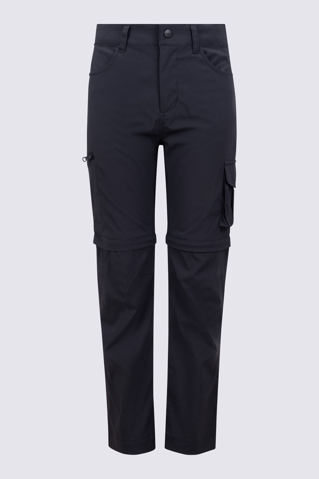 Macpac Kids' Rockover Convertible Pants, Black, hi-res