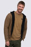 Macpac Men's Waffle Sherpa Hooded Jacket, Kangaroo, hi-res