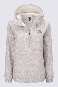 Macpac Women&rsquo;s Heritage Fleece Lined Windbreaker, Tofu Print, hi-res