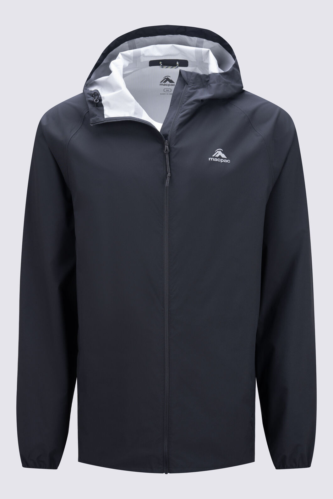 Macpac Men&rsquo;s Stash-It Rain Jacket, Black, hi-res