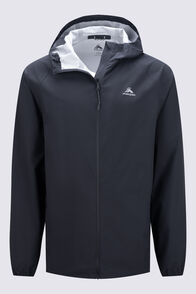 Macpac Men&rsquo;s Stash-It Rain Jacket, Black, hi-res