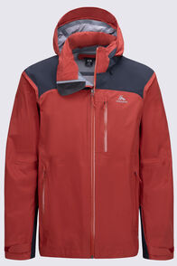 Macpac Men's Traverse Rain Jacket, Red Ochre/Black, hi-res