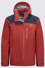 Macpac Men's Traverse Rain Jacket, Red Ochre/Black, hi-res
