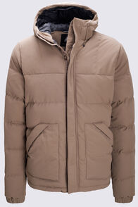 Macpac Men's Station Down Jacket, Lead Grey, hi-res