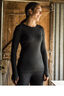 Macpac Women's 220 Merino Long Sleeve Top, Light Grey Marle, hi-res