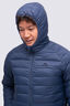 Macpac Men's Uber Light Hooded Down Jacket ♺, Insignia Blue/Baritone Blue, hi-res