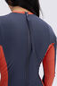 Macpac Women's Southshore Long Sleeve Surfsuit, Odyssey/Burnt Sienna, hi-res