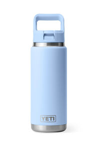 YETI® Rambler® Bottle with Straw Cap — 26 oz, Big Sky Blue, hi-res