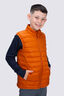 Macpac Kids' Uber Light Down Vest, Rust, hi-res