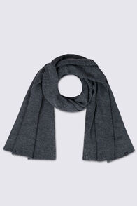 Macpac Benson Scarf, Black/Grey, hi-res