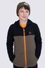 Macpac Kids' Ruru Fleece Jacket, Black/Tarmac, hi-res