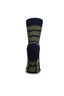 Macpac Kids' Footprint Sock, Navy/Citronelle, hi-res