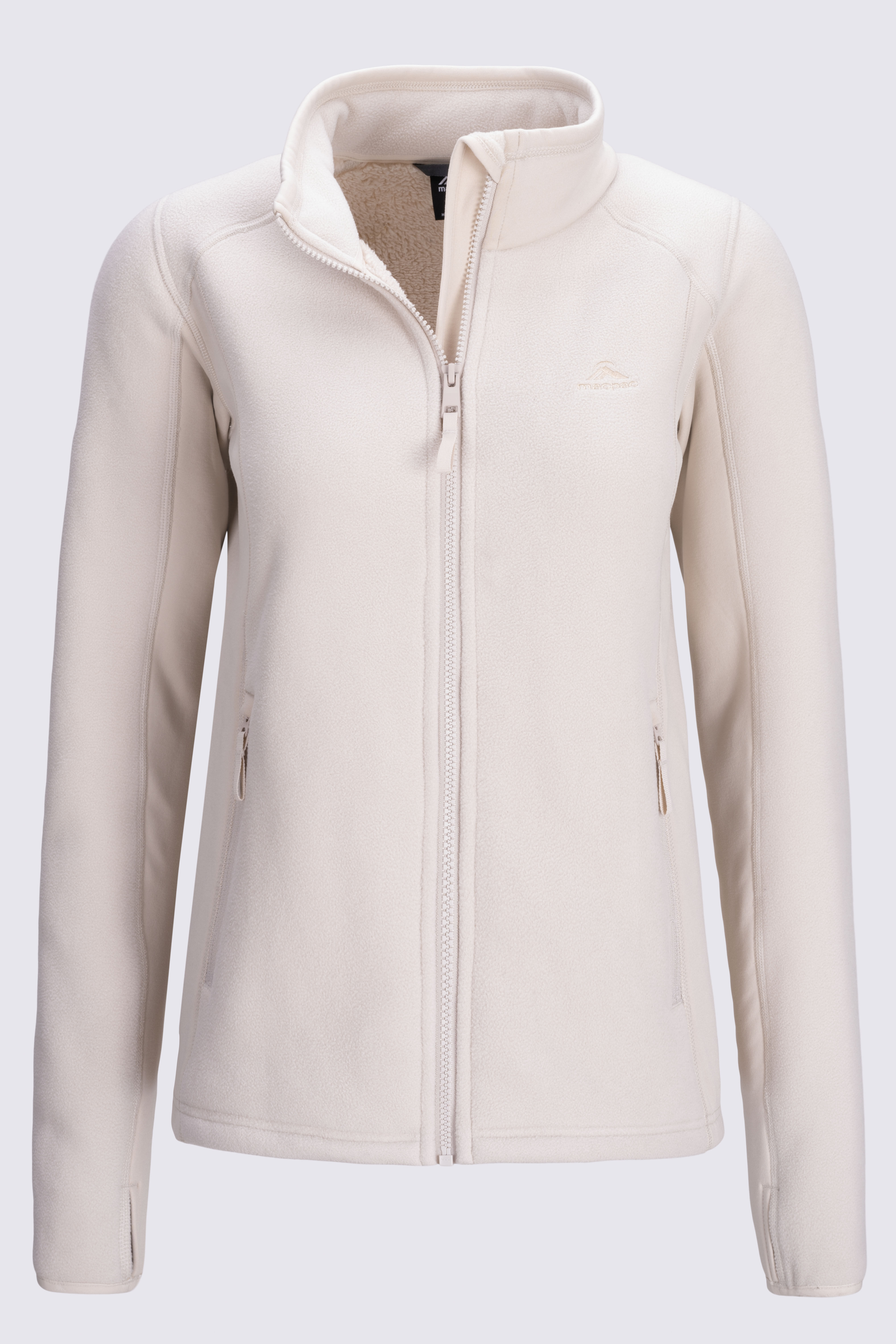 Womens white fleece jacket best sale