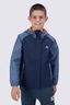 Macpac Kids&rsquo; Crosswinds Rain Jacket, Bering Sea/Navy, hi-res