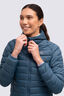 Macpac Women's Uber Light Hooded Down Jacket ♺, Mediterranea, hi-res