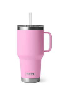 YETI® Rambler® Mug with Straw Cap — 35 oz, Power Pink, hi-res