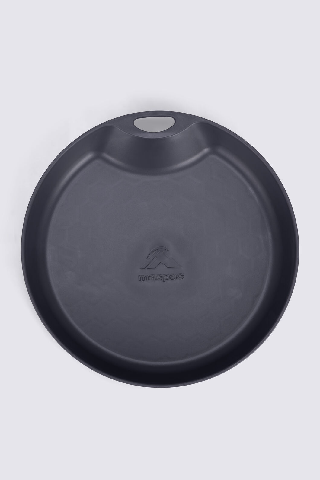 Macpac Outpost Camping Plate, Charcoal, hi-res