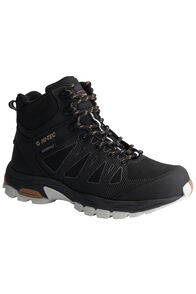 Hi-Tec Women's Raven Mid WP Hiking Boots, Black/Cork, hi-res
