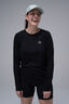 Macpac Women's Trail Long-Sleeve T-Shirt, Black/Smoked Pearl, hi-res