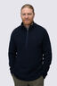 Macpac Men&rsquo;s Seaforth 1/4 Zip, Baritone Blue Marle, hi-res