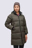 Macpac Women's Orb Hooded Down Coat, Tarmac, hi-res