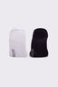 Macpac No-Show Sock &mdash; 2 Pack, Black/White, hi-res