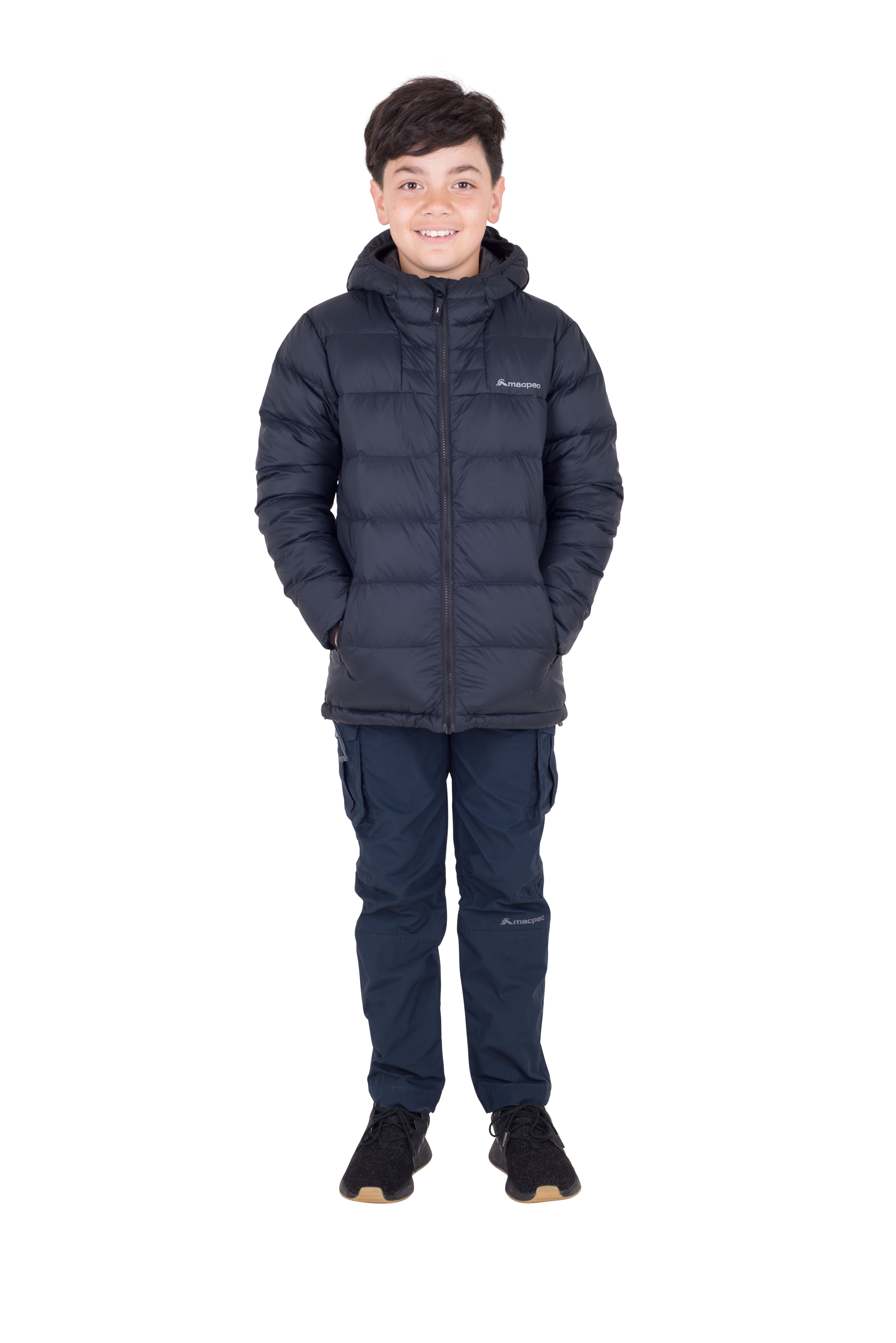 Macpac Atom Hooded Down Jacket — Kids 
