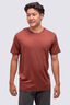 Macpac Men's Lyell 180 Merino T-Shirt, Brandy, hi-res