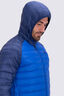 Macpac Men's Uber Light Hooded Down Jacket, Surf The Web/Naval, hi-res