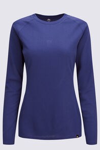 Macpac Women's Long Sleeve Exothermal Top, Royal Cobalt, hi-res