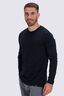 Macpac Men's Lyell 180 Merino Long Sleeve T-Shirt, Black, hi-res